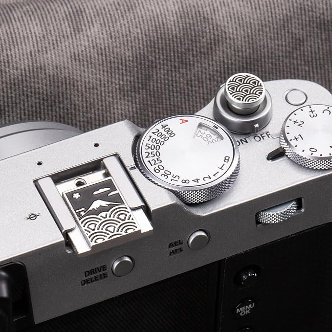 Camera hot Shoe Cover for Fuji x100vi/ x100f/ xt5 (YH hot Shoe Cover and Botton) - Image 2