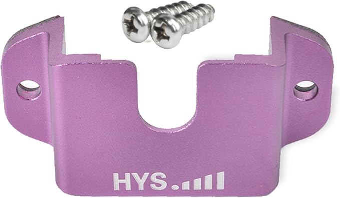 HYS Handheld Radio Holder - Belt Clip & Car/Truck/Table Mount | Universal Round Knob with Mounting Screws | for Motorola, Baofeng, Uniden, Cobra, Midland HT Radios & Mics by HYS