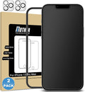 Mothca Matte Screen Protector + Camera Lens Protector for iPhone 13 Pro Max | Anti-Glare & Anti-Fingerprint Matte Tempered Glass, Smooth Touch for Gaming & Reading, 9H Hardness, Easy Installation Frame by MothcaDirect