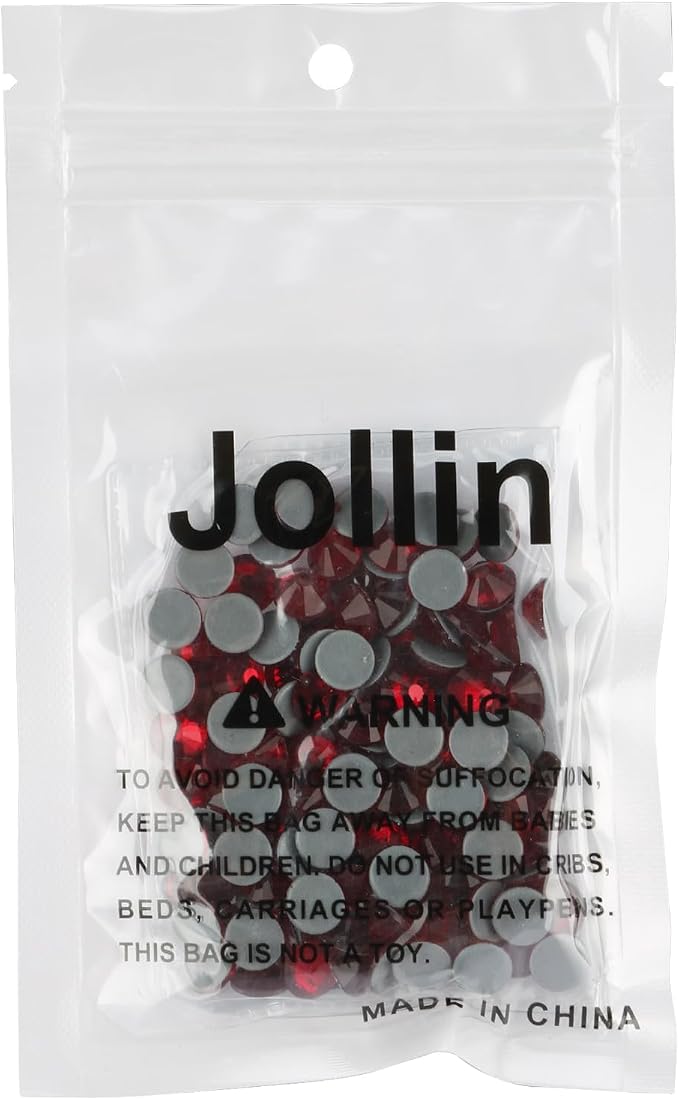 Jollin Hotfix Rhinestones Flatback Crystal Gems 8.4mm SS40, Dark Red | 144pcs Hot Fix Crystals Glass Rhinestones for Bedazzling, Crafting, Clothes, Shoes & Accessories DIY Decoration - Image 7