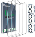 Ferilinso Screen Protector for iPhone 11, Tempered Glass, Case Friendly | 3 Pack, 9H+ Hardness, Military-Grade Shatterproof, HD Clear, Easy Installation Bubble Free, with Camera Lens Protectors by Ferilinso