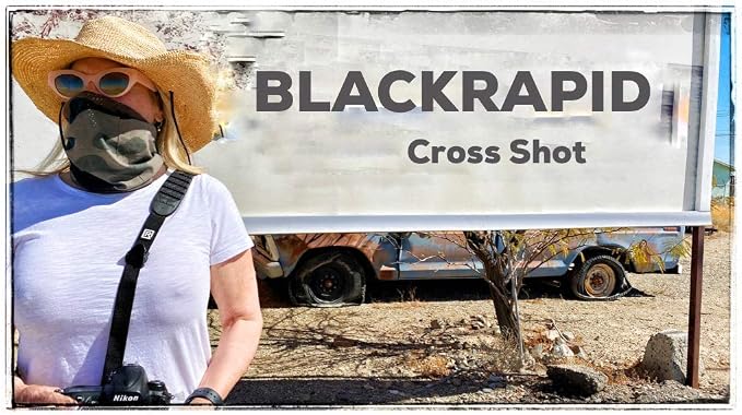 BLACKRAPID Cross Shot Black Camera Sling for left-handed and right-handed photographers. - Image 5