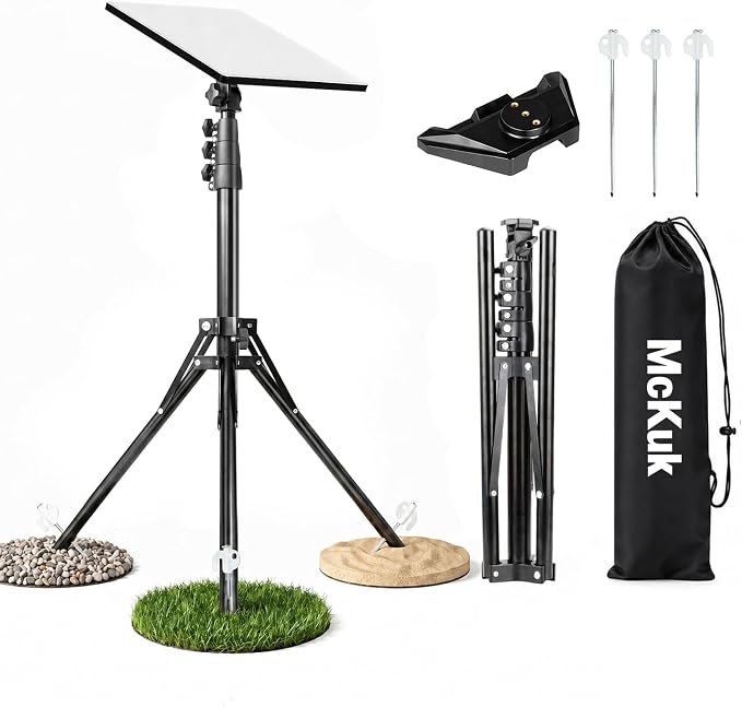 Starlink Mini Tripod Mount | Ground Stakes | 180°Tilt for RV Camping by McKuk