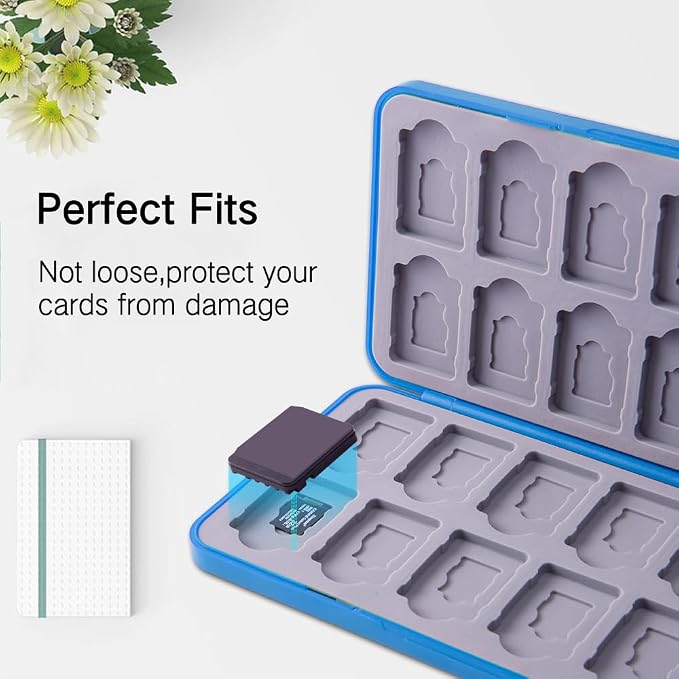 PERFECTSIGHT 48 Switch Game Card Case for Nintendo Switch 2/ OLED/ Lite, Switch Game Holder Cartridge Case with 48 Game & Micro SD Cards Storage, Skyward Sword - Image 3