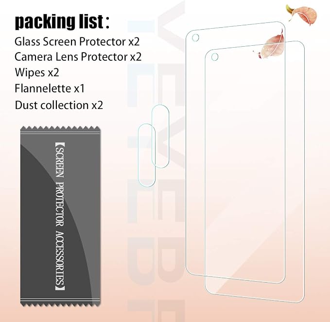 Galaxy A11 HD Clear Tempered Glass Screen Protector + Camera Lens Protectors, [2+2 Pack] [3D Glass] [Anti-Glare] [Bubble-Free] Screen Protector Glass For Samsung Galaxy A11 - Image 7