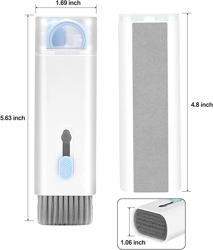 7-in-1 Electronic Cleaner Kit,Keyboard Cleaner,Laptop Cleaner Kit for Monitor, Cell Phone, Headset, Lego, Laptop Camera Lens(Blue) - Image 4