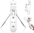 for Canon Tripod Wireless Shooting Grip with Shutter Release | Mini-Tripod with Rechargeable Remote Control for G7 X III/R50/R8/R5/R10/G5 X II/R100/M6 II/M200/R50 V, for Vlogging, White by HANPUSEN