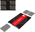 Kiorafoto KHD-SD4 Easy Carry 4 Slots Slim Credit Card Size Lightweight Portable SD Memory Card Case Storage Keeper Holder Protector for 4 SD SDHC SDXC Cards by Kiorafoto