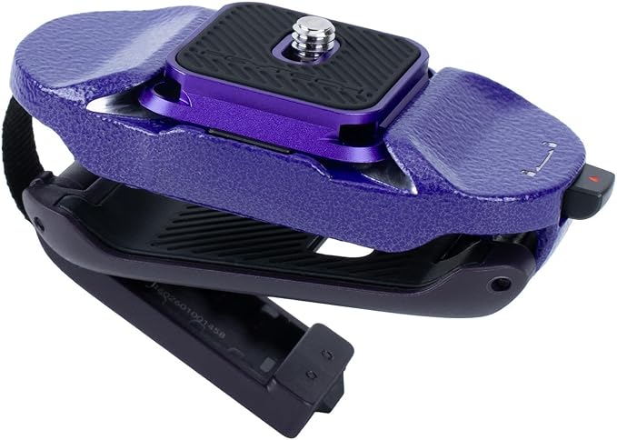 PGYTECH Beetle Camera Clip V2 with Plate Quick Release Camera Backpack Clip | Arca-Swiss Compatible, SnapLock System for Sony/Nikon/Fuji/DSLR Cameras, Instant Mounting & Hands-Free, Aurora Purple by PGYTECH-US