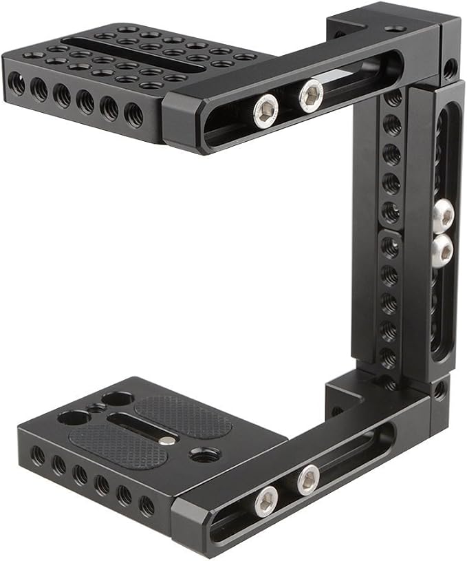 CAMVATE Adjustable Camera Cage Fit for Right Handle and Left Handle Camera - Image 9