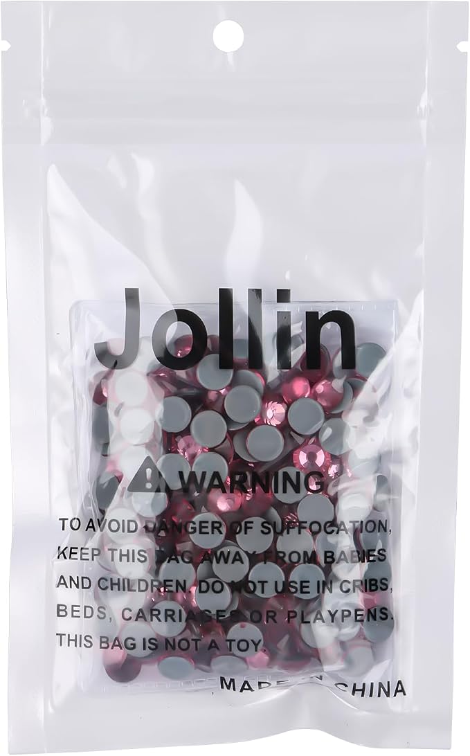 Jollin Hotfix Rhinestones Flatback Crystal Gems 7.2mm SS34, Rose | 288pcs Hot Fix Crystals Glass Rhinestones for Bedazzling, Crafting, Clothes, Shoes & Accessories DIY Decoration - Image 7