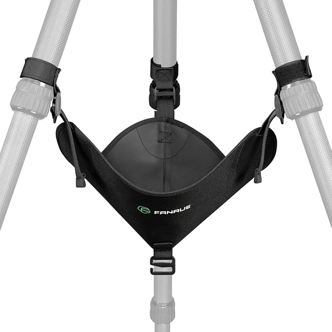 FANAUE TS-01 Tripod Stone Bag, Fit for Most, Heavy Duty Sandbag, Adjustable Buckles, Black by Fanaue