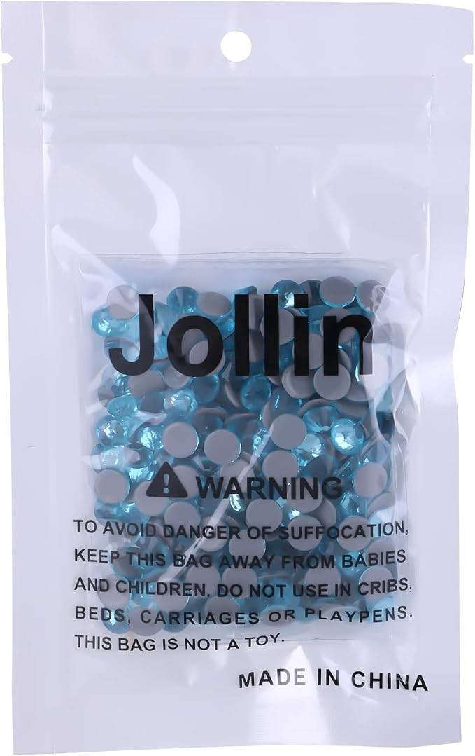 Jollin Hotfix Rhinestones Flatback Crystal Gems 7.2mm SS34, Aquamarine | 288pcs Hot Fix Crystals Glass Rhinestones for Bedazzling, Crafting, Clothes, Shoes & Accessories DIY Decoration - Image 7