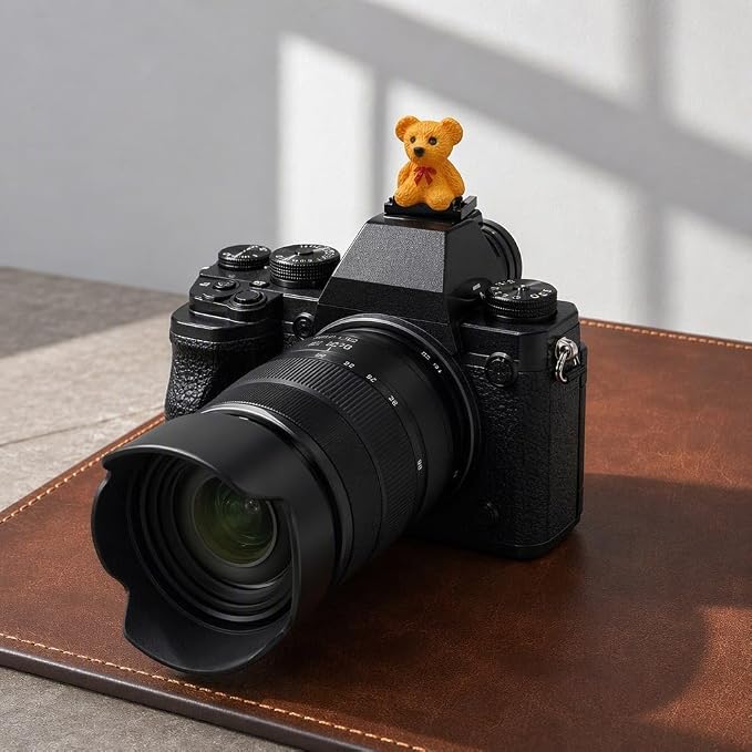 Camera Hot Shoe Cover, Cartoon Hot Shoe Cap, Hot Shoe Protector Compatible with Sony Fujifilm Fuji Canon Nikon Pentax Leical Panasonic (2pcs Bow Bear) - Image 5