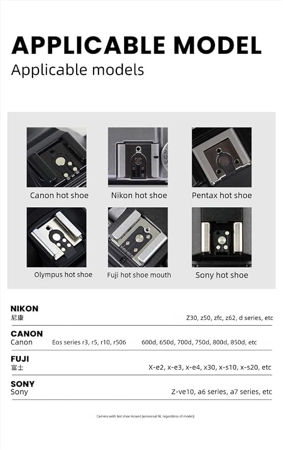Camera Metal Hot Shoe Cover Shutter Decorative Button Set for Fujifilm xpro2 xpro1 xa7 xa5 xe3 for Nikon zf/zfc (005) - Image 5