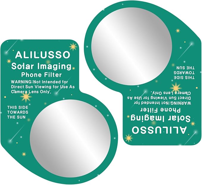 Smartphone Camera Lens Filter for iPhone 16/15/14/13 Pro Max Samsung Moto Google and TCL, 2 Pack by ALILUSSO
