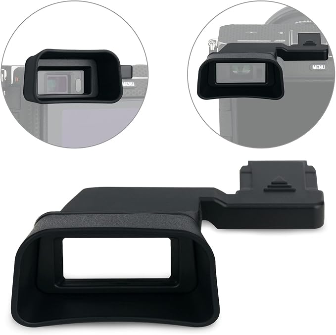 Extended A7C Eyecup for Sony Alpha 7C Only(Not Fit A7C II, A7CR) | Soft Silicon,Camera Viewfinder Eye Cup EVF Eyeshade Protector for Sony A7C Only - Image 3