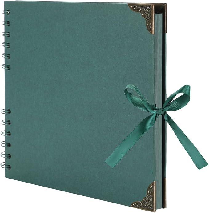 LOYALBOOK 8 x 8 inch DIY Scrapbook Album 60Pages For Wedding Family Photo | Nice Thick Sturdy&Well-Made Good Value Craft Parties Birthday Dinners Graduation Ceremonies Diplomas Storage by LOYAL+BOOK