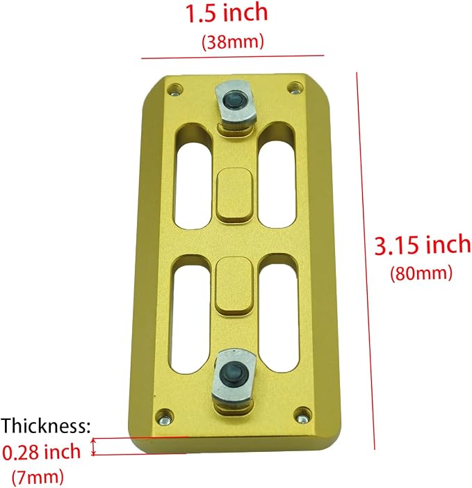 MLOK Arca Rail Tripod Ballhead-Bog Quick Release Plate,for RRS Dovetail - Image 4