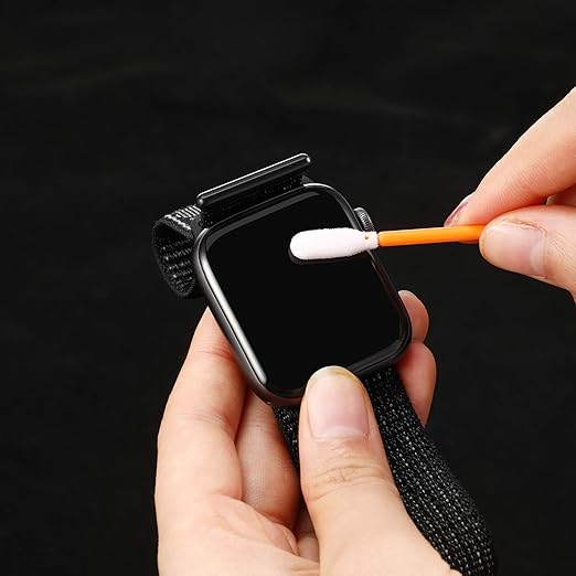 Chinco 200 Pieces Foam Swab Sponge Swab Foam Tips Sponge Stick for Inkjet Printer Print Head Camera Optical Lens Optical Equipment(Orange,3.66 Inch) - Image 4