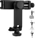 Universal Cell Phone Tripod Mount Adapter, Camera Hot Shoe Phone Holder Clamp with 360 Rotation Bracket 1/4" Screw Hole for Canon Nikon Sony DSLR iPhone Android by EszkozTA