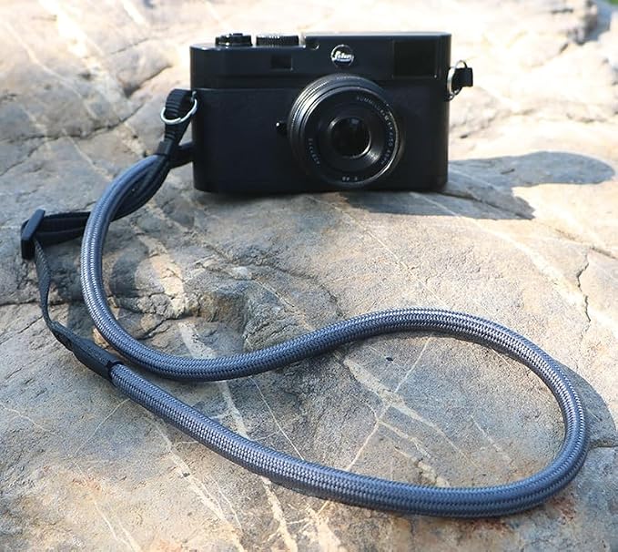 Quick Release Camera Neck Strap Shoulder Strap Belt for Mirrorless Digital Cameras Climbing Rope with Quick Release QD Loops Connector with O-Ring Adjustable Length 30-53inch Gray - Image 3