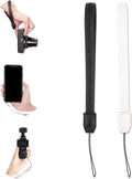 2PCS PU Camera Wrist Strap for Phone Digital Camera & More - Black & White | 9.25",PU Leather,Phone Lanyard Camera Hand Strap for PIXPRO FZ55 FZ45 EKTAR H35 H35N Snapic A1 Printomatic Mini Shot 3 by Kiorafoto