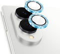 Meshine for Samsung Galaxy Z Fold 8 Camera Lens Protector,Scratch Proof,Strong Adsorption,9H Hardness with Metal Ring Camera Cover,Ultra Thin Case Friendly,Accessories Lens Protector,Glitter Blue by Meshine