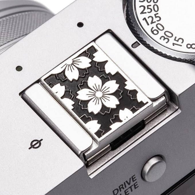 Camera Metal Hot Shoe Cover Shutter Buttons for FUJIFILM X100VI XPro2 XPro1 XT4 XT3 XT50 XT30 XT30II for Nikon ZF Z5 Z6 (Black-Hot Shoe Cover) - Image 4