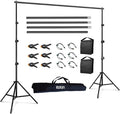 Photo Backdrop Stand for Photography 7ft x 10ft Background Stands for Photoshoot Support Kit with Carry Bag for Photo Studio Parties Events Decoration by ITOTIN