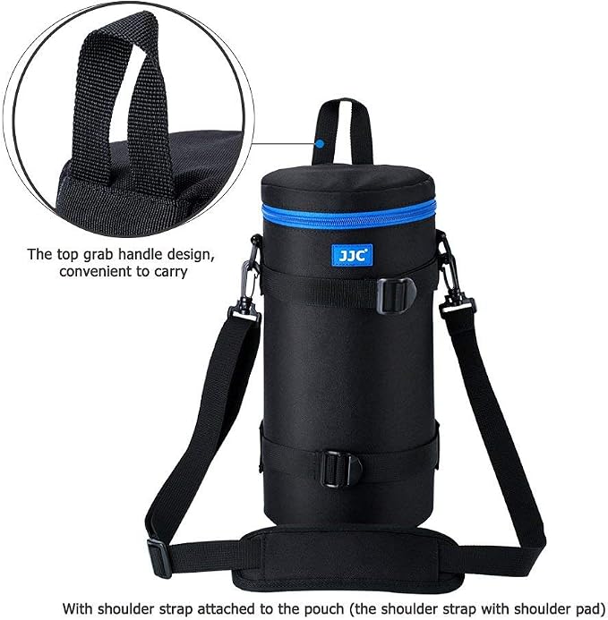 JJC Lens Case Pouch Bag for Sigma 150-600mm f5-6.3 C Lens below 4.9"x11.4" | for Sigma 150-500mm f5-6.3 DG OS HSM, Canon RF 800mm f11 IS STM, Nikon AF-S NIKKOR 200-500mm f5.6E ED VR Lens & More - Image 5