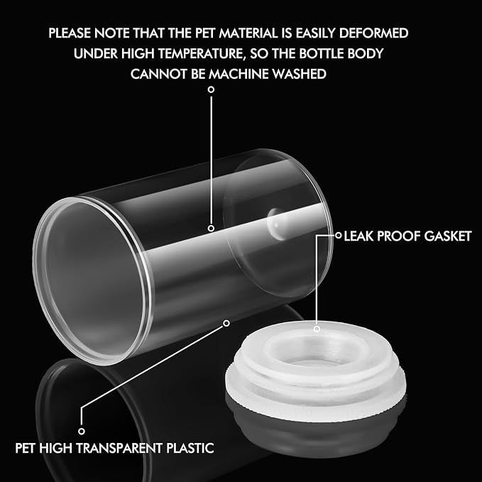 JOVITEC 200 Pcs Plastic Film Canister Holder 35 mm Empty Camera Reel Containers Storage Containers Case with Lids for Small Accessories Fish Hook Film Beads(Clear) - Image 3