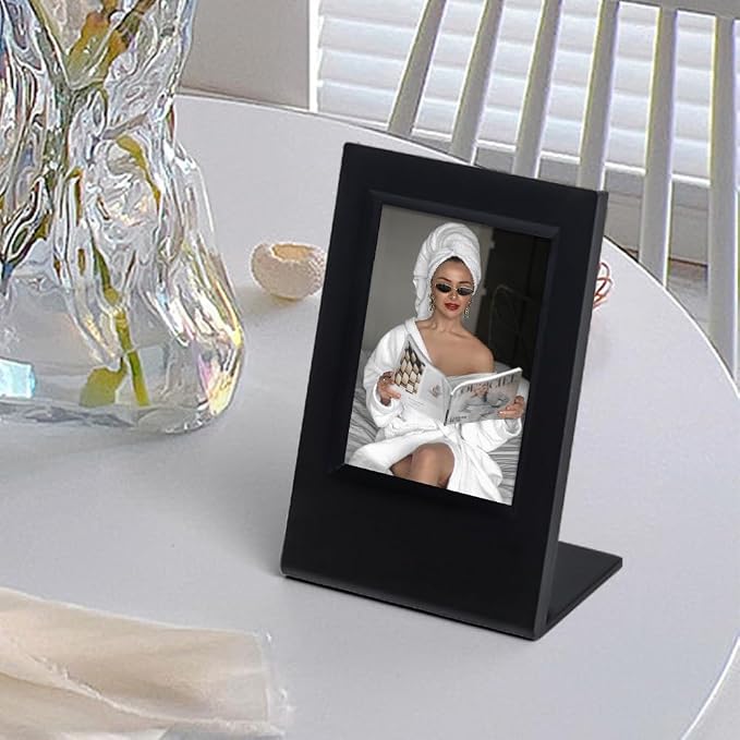 Orga'Neat 2x3 Mini Photo Frame w/Storage Case for Instax Mini Film Evo/12/11/Liplay/Se/Link 3/41/40/99/90/7+ Photos, Polaroid Small Wallet Size Picture Desk Display for Home & Office -2 Set - Image 4