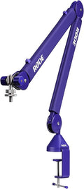 RØDE PSA1+ Professional Studio Arm with Spring Damping and Cable Management (Purple) | Key details: Studio Arm with Spring Damping and Cable Management (Purple) by R%C3%98DE