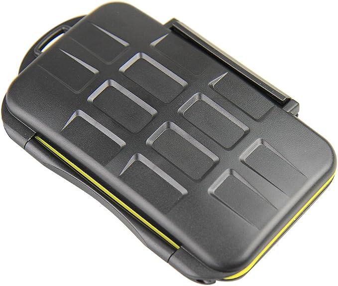 JJC MC-SDMSD24 Water-Resistant Holder Storage Memory Card Case for 12 SD Cards + 12 Micro SD Cards - Image 6