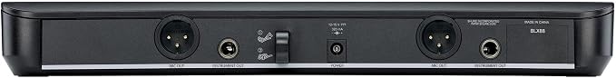 Shure BLX188/CVL Dual Wireless Lavalier System - H9 Band | 14-hour battery and 300 ft UHF range with two lavalier mics and dual-channel receiver for multi-presenter events - Image 6