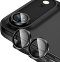 Tensea 2Pack for iPhone Air Camera Lens Protector, Camera Screen Cover | Camera Cover, Metal Individual Ring with 9H Tempered Glass for iPhone 17 Air 6.5inch, HD Clear, Easy Install, Full Protection by Tensea