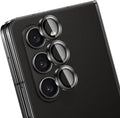 Camera Lens Protector for Samsung Galaxy Z Fold 5,1 Pack | Tempered Metal Glass Camera Cover Film,HD Clear,Anti-Scratch Lens Screen Protector Film,Case Friendly,Black Titanium by Unknown