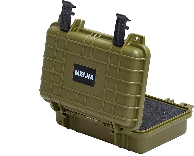 MEIJIA Portable All Weather Waterproof Protective Hard Case, Small Camera Case,Dry Case with Customizable Foam,Fit Use of Drones, Camera,Equipments, 11.65 ”x8.35”x3.78” - Image 7