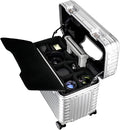 Full Aluminum Rolling Camera Bag 18" Camera Case | Wheeled Photography Gear Case, Carry-on Luggage, Dual TSA locks, Detachable Wheels & Dividers, Fits 17" laptop, DSLRs & Lens by PerlePath