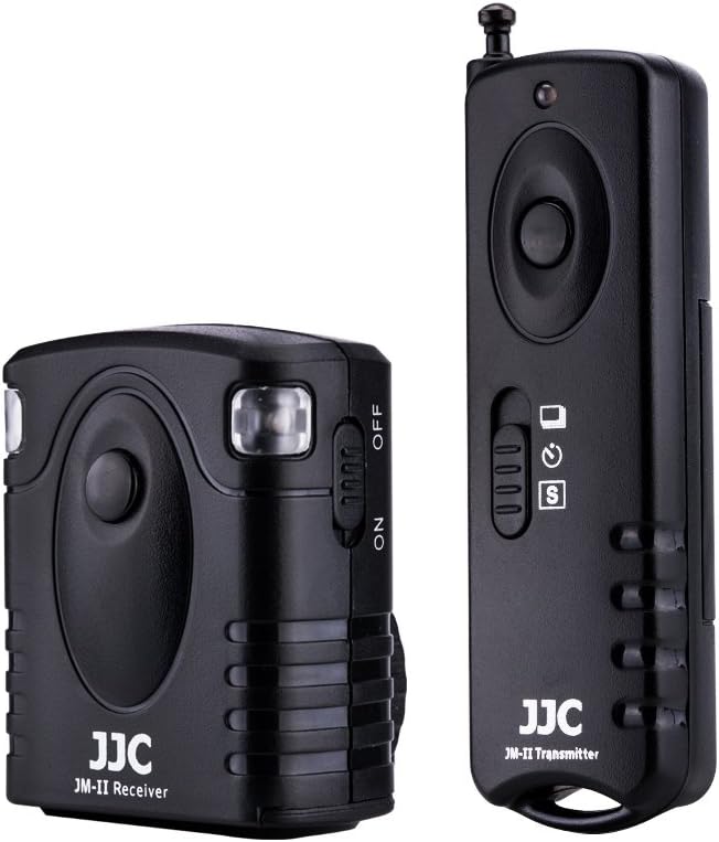 JJC Wireless Remote Control Shutter Release for Canon EOS Rebel T7 T6 T5 | for EOS R50V R6 V R6 Mark III II R7 R8 R10 R100 RP R T8i T7i T6i T6s T5i T4i SL3 SL2 2000D 70D 77D 80D 90D M6 Mark II & More by JJC