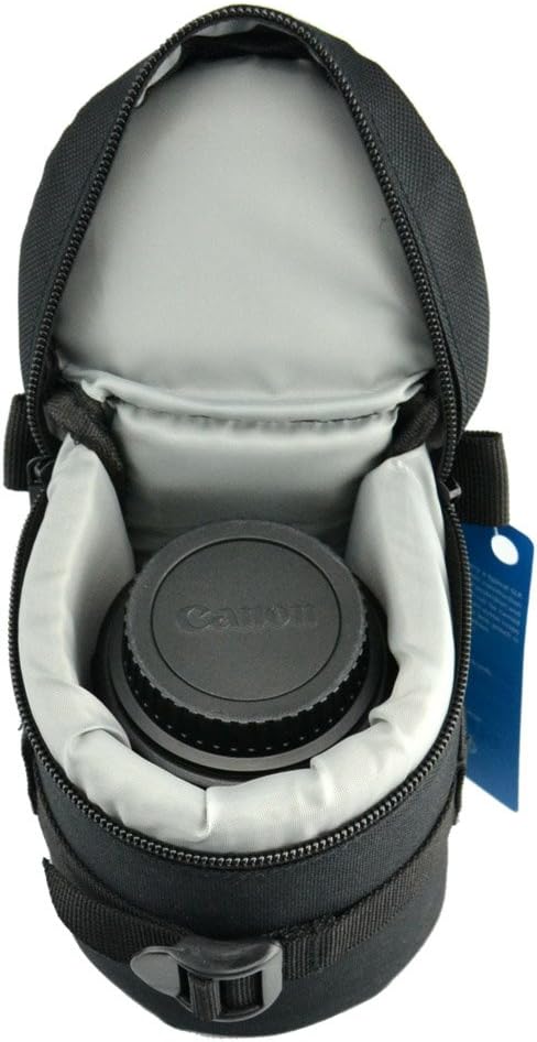 JJC 80 x 152 mm DLP-2 Water-Resistant Deluxe Lens Pouch for Camera - Image 3