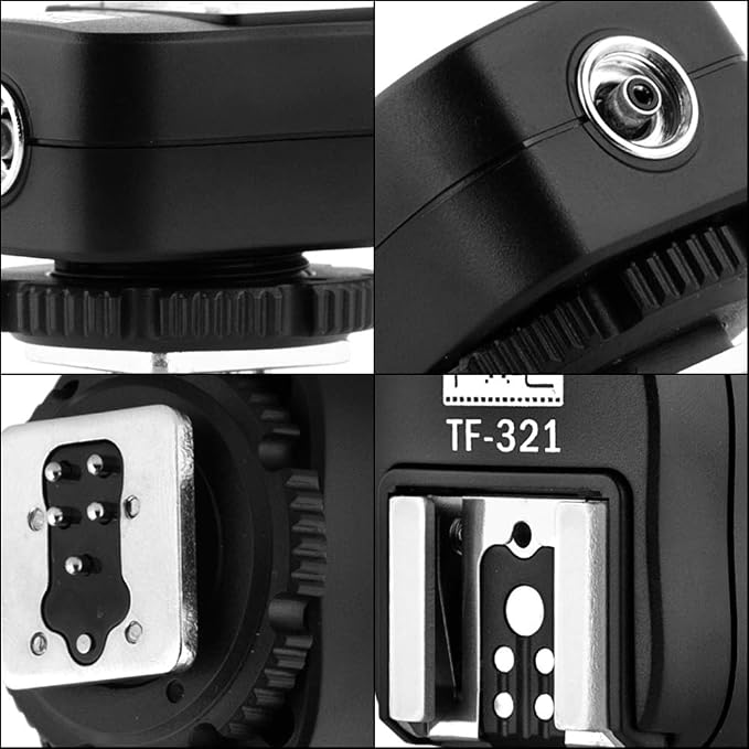 Pixel e-TTL Flash Hot Shoe Adapter with Extra PC Sync Port for Canon DSLRs and Flashguns - Image 2