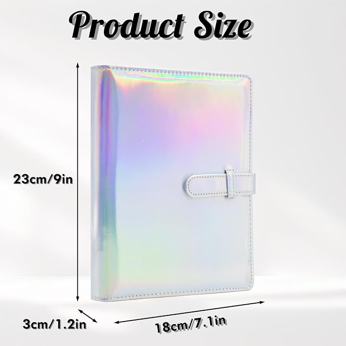 Small Photo Album 4x6 with 152 Pockets Mini Picture Book Leather Cover Portable Wallet Photo Storage for Family Graduation Wedding Travel Gift (Magic Silver) - Image 2