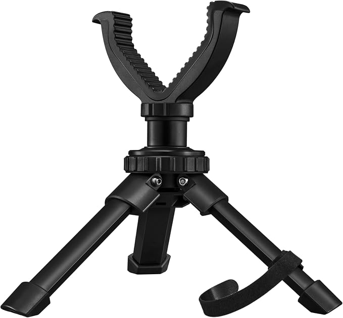 CVLIFE Shooting Rest Tripod 360 Degree Rotation V Yoke Stand | Rifle Rest for Target Shooting Adjustable Height Shooting Tripod Hunting and Outdoor Activities by CVLIFE