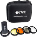 Orphek Coral Lens – Kit for All Smartphones – 4 Lens Included: Macro, CPL 37mm Polarized, 15,000k Orange, 20,000k Yellow – Universal Phone Clip – Lens Made of Glass – for Better Photography by Orphek