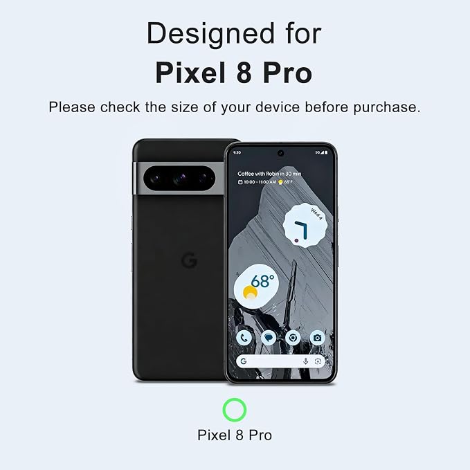 3 Pack Screen Protector for Google Pixel 8 Pro Tempered Glass | Supports Ultrasonic Fingerprint Unlocking, Featuring Anti-Scratch 9H Hardness & Easy Alignment Kit - Image 2