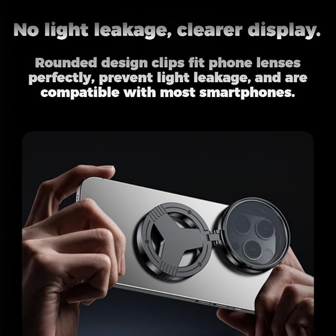 2026 Upgraded Anti-Glare Magnetic Phone Camera Filter, Anti-Glare Magnetic Phone Filter – Reduces Unwanted Reflections, Professional 52mm Polarizing Filter for iPhone Smartphone Photography (1Pcs) - Image 3