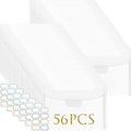 50Pieces Clear Stamp and Die Storage Pockets,48PCS Label Stickers,tamp Storage Bags, Plastic Envelopes,Scrapbooking Storage Die Cuts for Stencil Storage Card Making Cutting Dies Arts Crafts 7x5inch by CYFUNDESIGN