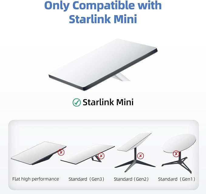 Star-Link Mini Tripod with Adapter, for Both 2025 New&Old Version, Portable | Adjustable Tripod Mount for Starlink Mini Dish, Stand Mounting Kit for Star Link Mini for Outdoor Camping RV - Image 7